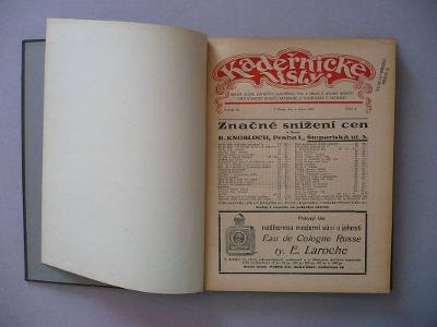 Kadeřnické listy, roč. XX.(1932) - (kadeřnictví, móda