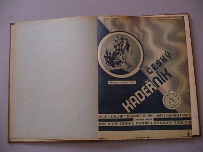 Český kadeřník, roč. V. (1941) - (kadeřnictví, móda