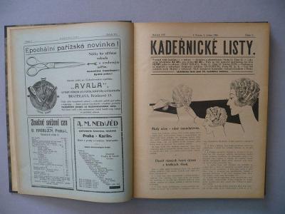 Kadeřnické listy, roč. XIV.(1926) - (kadeřnictví, mód
