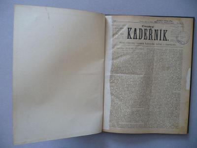 Český kadeřník, roč. II. (1893) - (kadeřnictví, mód