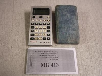 v3752 * stará kalkulačka do sbírky * TESLA mr413