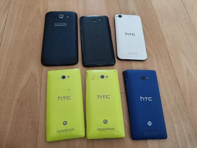 Mobilní telefony HTC 5ks,1ks Alcatel