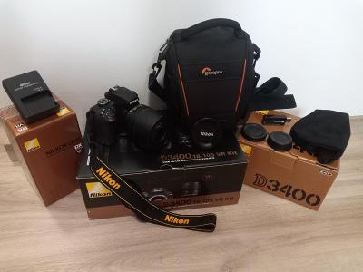Zrcadlovka Nikon D3400 18-105 VR Kit