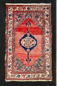 Perský ručně vázaný koberec Hamadan, vlněný, 114x183 cm