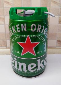 Plechový soudek 5l Heineken