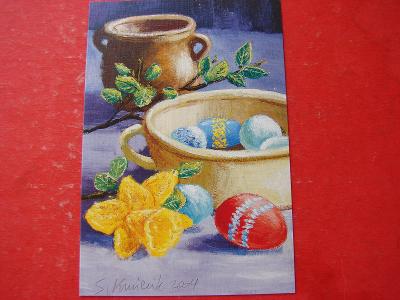 JARO Veselé Velikonoce Nádoby Vajíčka Kraslice UMÚN