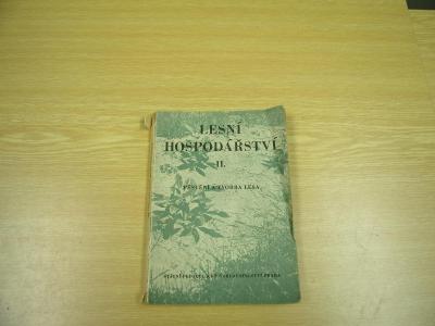 Kniha, učebnice LESNÍ HOSPODÁŘSTVÍ, A. Landa, lesnictví,myslivost 1955