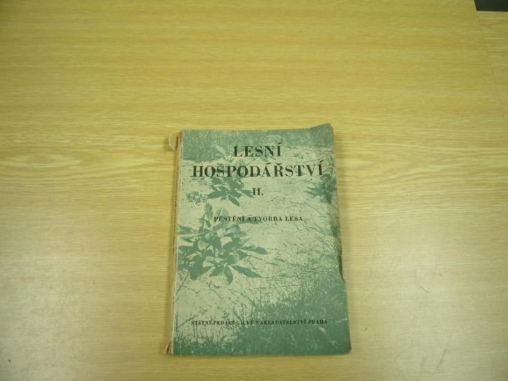 Kniha, učebnice LESNÍ HOSPODÁŘSTVÍ, A. Landa, lesnictví,myslivost 1955 - Odborné knihy