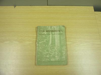 Kniha, učebnice LESNÍ HOSPODÁŘSTVÍ, A. Landa, lesnictví,myslivost 1954