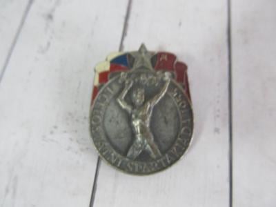 odznak  CELOSTÁTNÍ SPARTAKIÁDA 1955