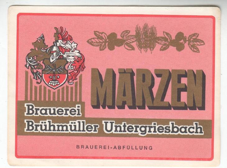 Untergriesbach 2 - Pivo a související předměty