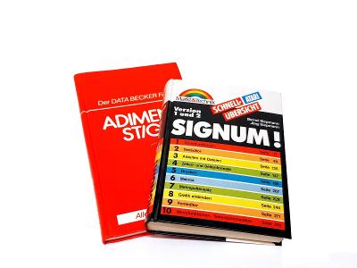 ATARI ST literatura knihy návody SIGNUM a ADIMENS ST/GT