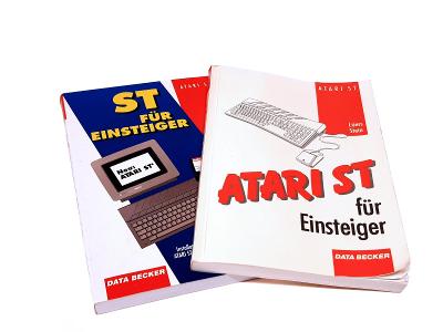 ATARI ST literatura 2 knihy uživatelské návody k počítačům ATARI