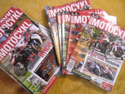 12x časopis Motocykl  - kompletní rok 2009