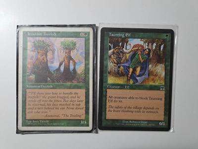 MTG Magic: The Gathering: Ironroot Treefolk/Taunting Elf