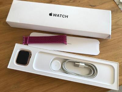 Apple Watch SE, 40 mm, růžovo-zlaté 