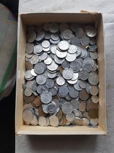 Konvolut starých mincí včetně vzácnějších kusů cca 1,1kg 600-700ks