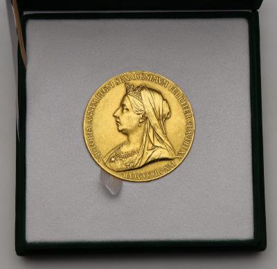 Velká AU Medaile 1897 - Victoria - 60. Let Vlády - Velmi Vzácná!