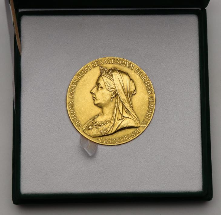 Velká AU Medaile 1897 - Victoria - 60. Let Vlády - Velmi Vzácná! - Numismatika