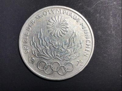 10 Deutsche Mark 1972 olympiáda Mnichov