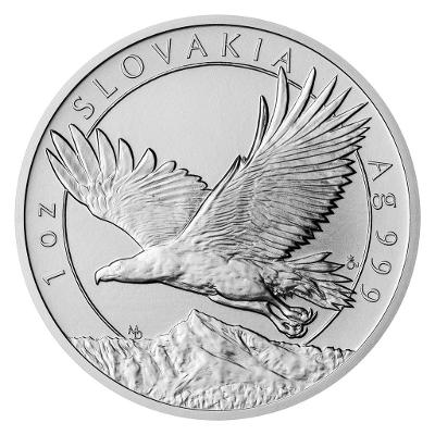 Stříbrná uncová investiční mince Orel 2023 standard