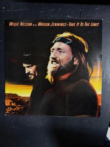 💥 Willie Nelson with Waylon Jennings ☆ Take it The Limit LP Vinyl 💥