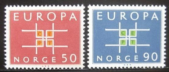 Norsko 1963 Evropa CEPT Mi# 498-99 
