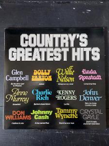💥💥 Country Greatest Hits ☆ Nelson, Rogers... LP deska Vinyl 💥💥