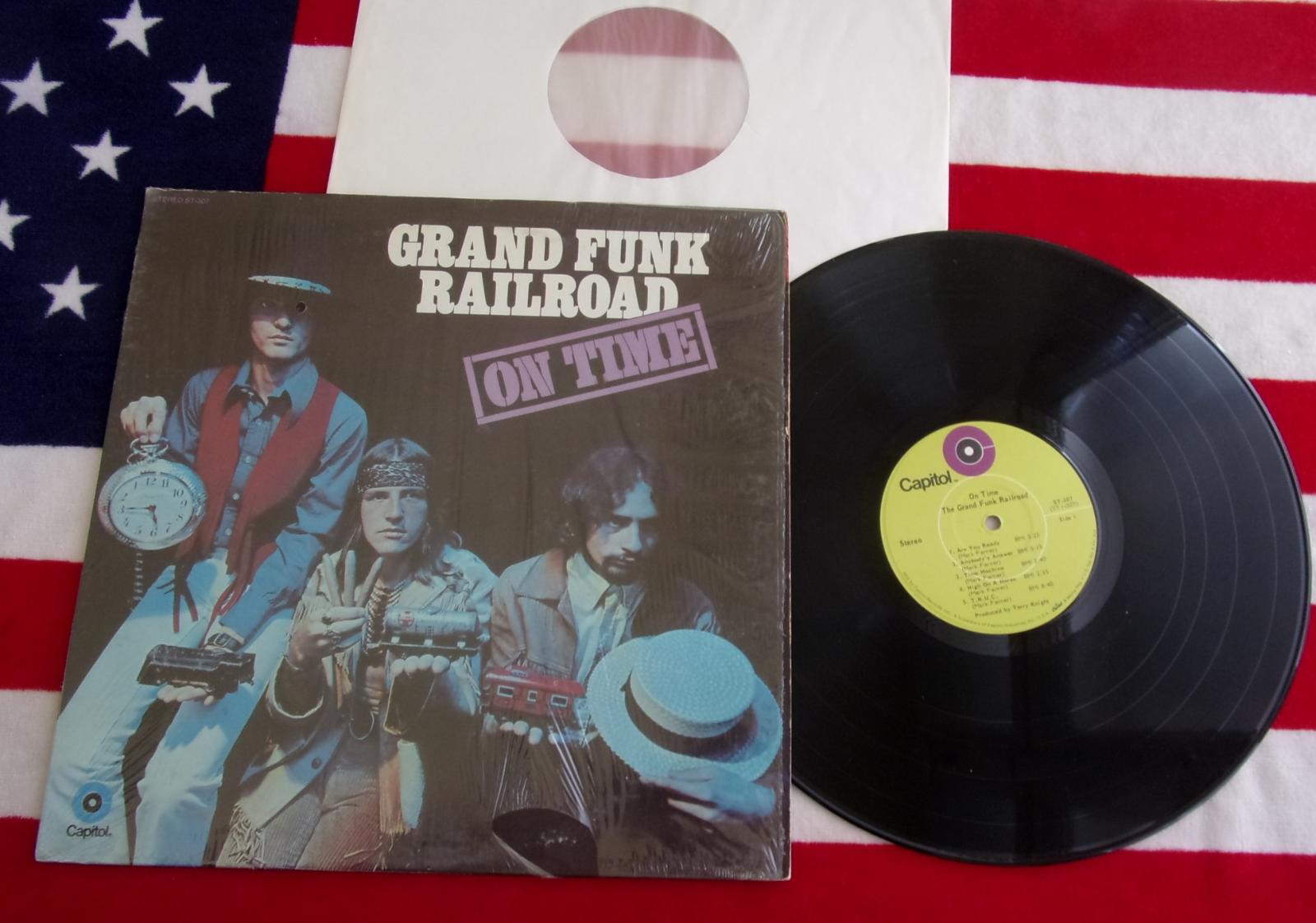 ⭐️ LP: GRAND FUNK RAILROAD - ON TIME, jako nová NM, 1press Win USA1969 - LP / Vinylové desky