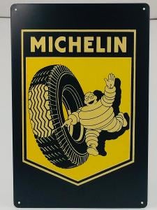 nová plechová retro cedule Michelin  - 20x30cm