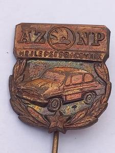 Odznak - Nejlepší pracovník ,AZNP Škoda  !!!
