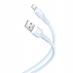 Značkový modrý kábel XO Lightning 1m 2,1A pre Apple iPhone, iPad, iPod - undefined