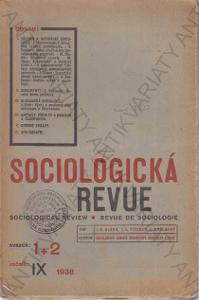 Sociologická revue - 2 svazky 1938