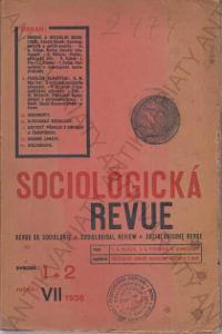 Sociologická revue - 2 svazky 1936