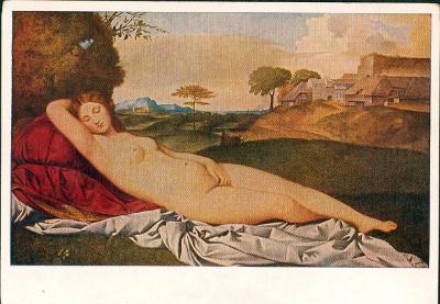 25A2447 Georgione : Spící Venuše