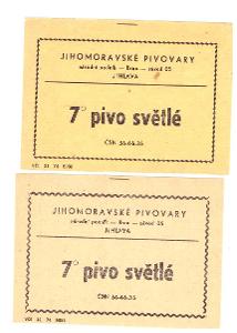 Sběratelství-Nápojový průmysl-pivo-etikety-Česko po 1948