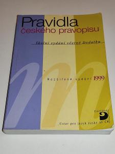 PRAVIDLA ČESKÉHO PRAVOPISU - 1999