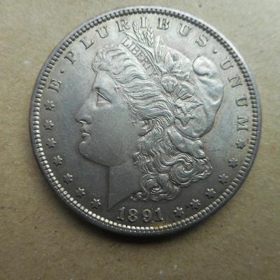 Dollar Morgan 1891 s 26,72g