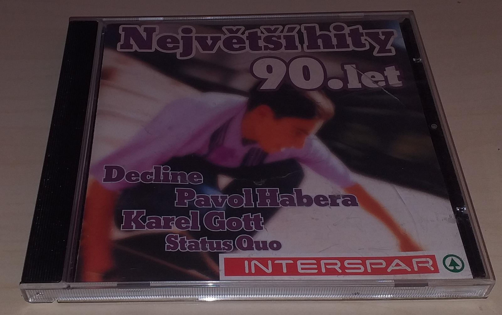 CD Najväčšie hity 90. rokov - Hudba