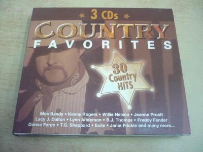 3 CD-BOX: COUNTRY FAVORITES - 30 Country Hits