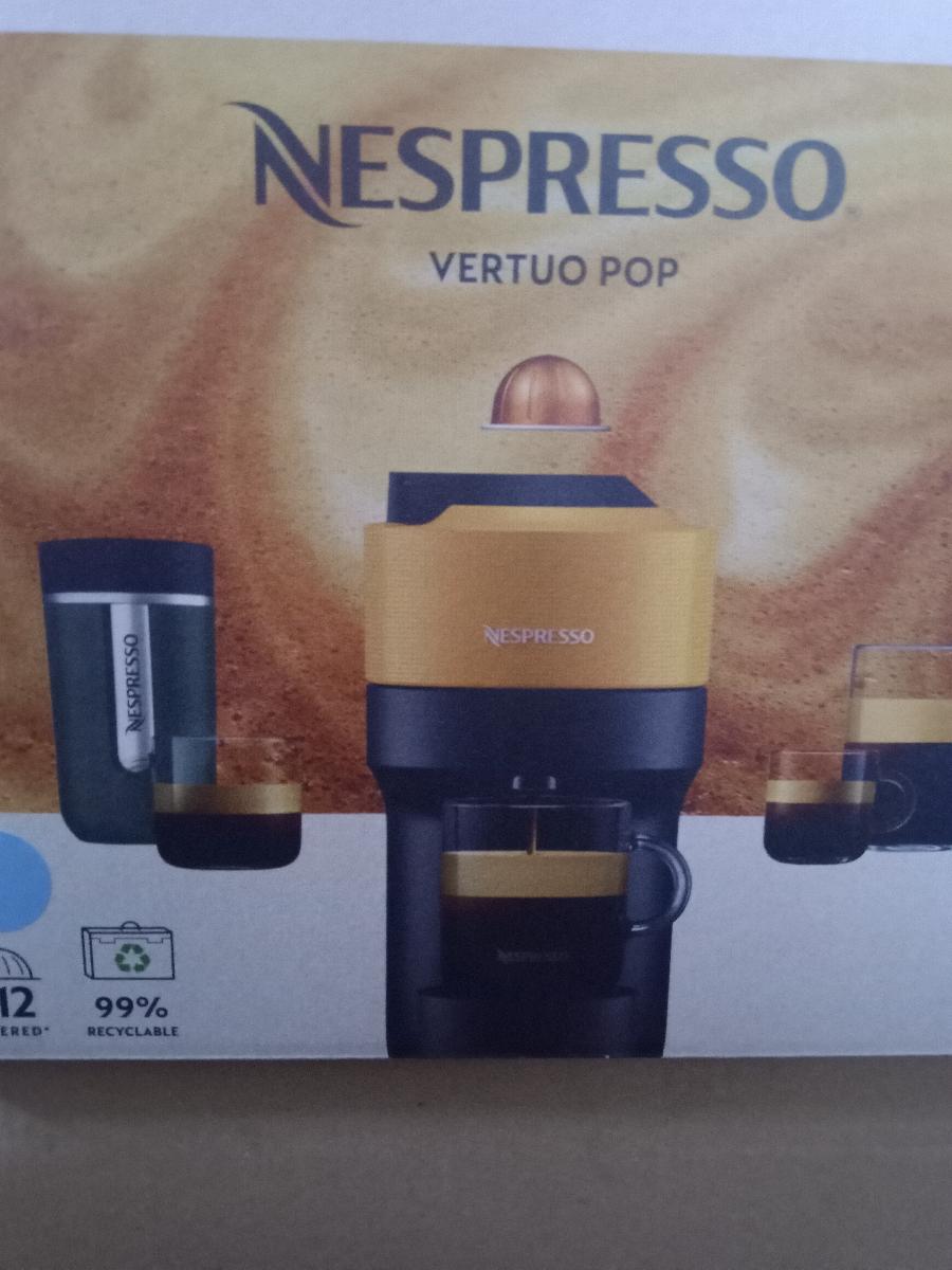 Predám kavovar Nespresso Ventuo pop nový biely - Malé elektrospotrebiče