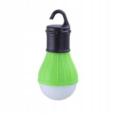 Outdoorová LED žárovka na kempování lampa 0582 zelená 