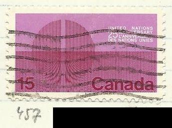 Kanada, Mi. 457, razítkovaná