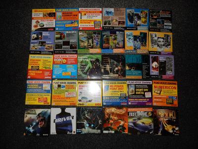 30 x cd/dvd (gamestar, score, level, pcgamer, počítač, excalibur) VII.