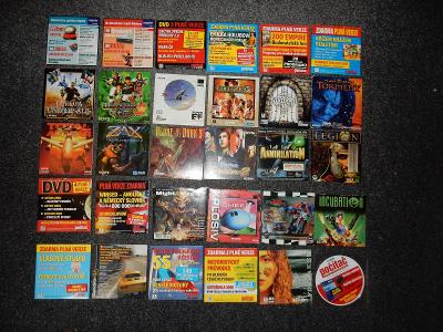 30 x cd/dvd (gamestar, score, level, pcgamer, počítač,excalibur) VIII.