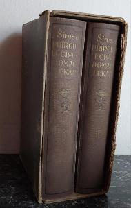 2 starožitné knihy - Přírodní léčba a domácí lékař -  MuDr. Jan Šimsa