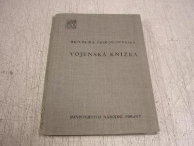 r4004 * stará vojenská knížka do sbírky * 1951