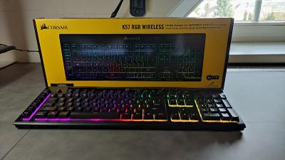 Herní klávesnice Corsair K57 RGB Wireless - US