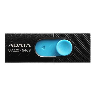 USB Flash Disk 64GB, USB2.0, ADATA modro-černý