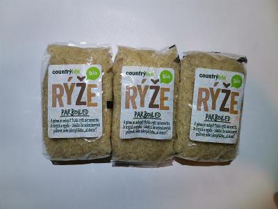 Countrylife - Bio rýže parboiled 3x 500 g  xcw